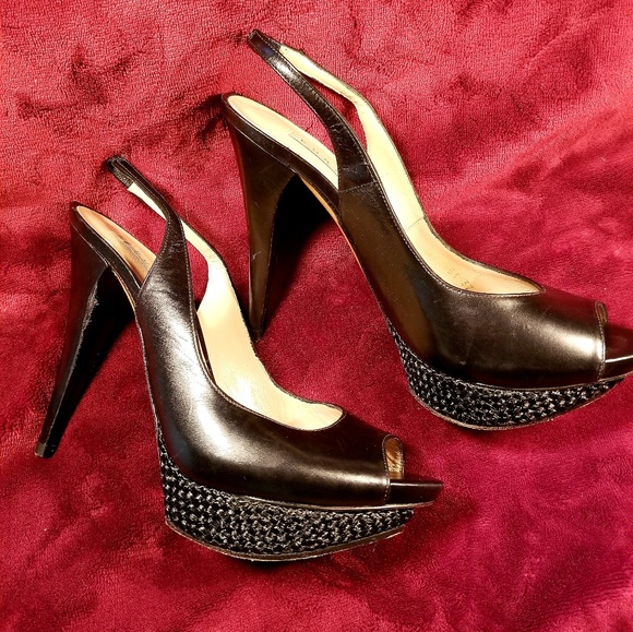 HTF!!!! Pura Lopez Designer Slingbacks~LN! - Picture 2 of 8